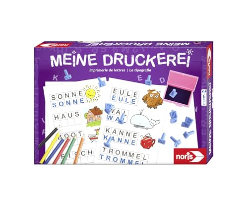 Noris 606049106 - Meine Druckerei, Kinderspiel von Noris