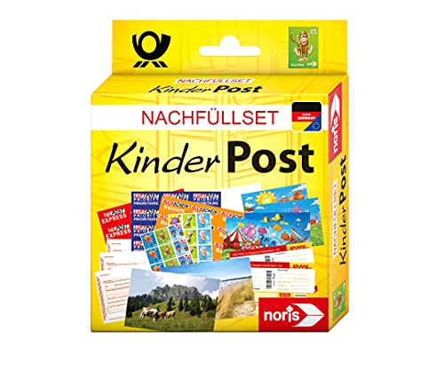 Noris 606521006 - Kinderpost Nachfüllset für das beliebte Rollenspiel - geeignet für alle Kinderpost-Spiele, ab 4 Jahren von Noris