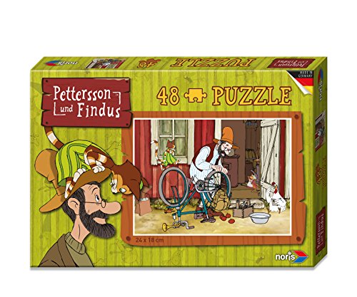 Noris 606031343 - Pettersson Findus Fahrrad Puzzle, 48-teilig Noris 606031343 - Pettersson Findus Fahrrad Puzzle, 48-teilig von Noris