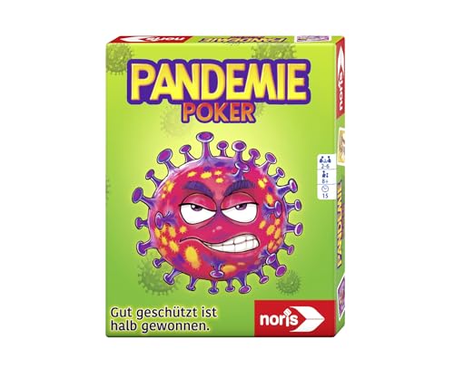 noris 606264517 Pandemiepoker, Das Kartenspiel bei dem gut geschützt halb gewonnen ist, ab 8 Jahren noris 606264517 Pandemiepoker, Das Kartenspiel bei dem gut geschützt halb gewonnen ist, ab 8 Jahren von Noris