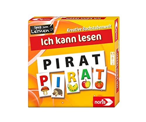 Noris 608985767 - Spaß am Lernen - Ich kann lesen mit Hilfe der Anlaut-Methode inklusive 45 Buchstaben-Bild-Kärtchen und Wortstreifen, ab 5 Jahren von Noris