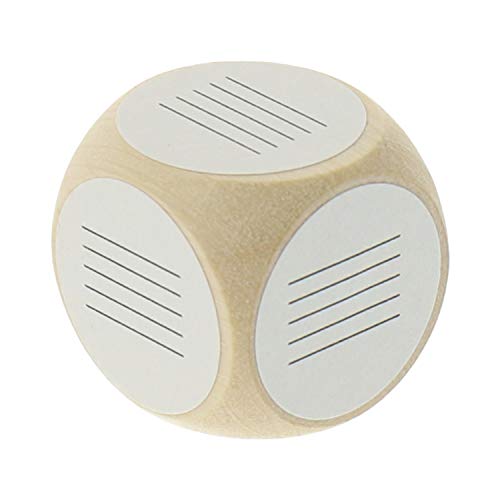 Notenwürfel nur mit Notenlinien - schönes Geschenk für Musiker Notenwürfel nur mit Notenlinien - schönes Geschenk für Musiker von noten-spiel.de