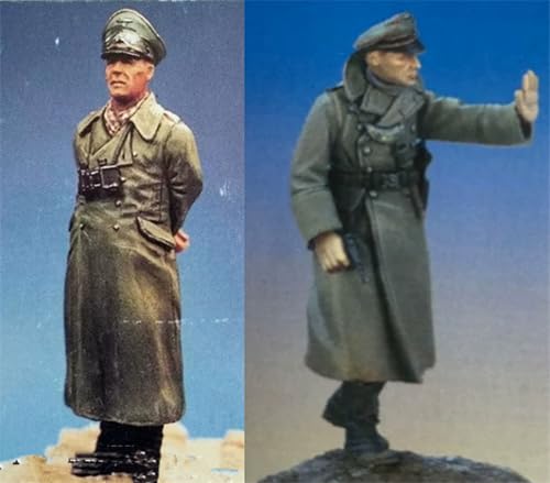 nqhupuo 1/35 WWII German Soldier Resin Model Kit Unbemalt und unmontiert Soldier Resin Model Kit (2-Personen)//K9I-7s15 von nqhupuo