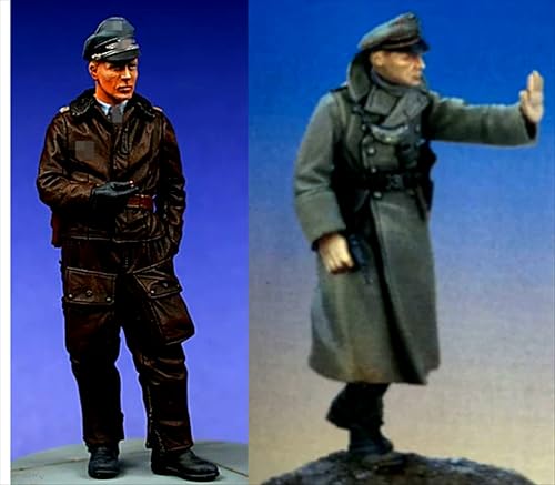 nqhupuo 1/35 WWII German Soldier Resin Model Kit Unbemalt und unmontiert Soldier Resin Model Kit (2-Personen)//K9I-7s33 von nqhupuo