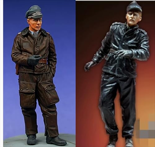 nqhupuo 1/35 WWII German Soldier Resin Soldier Kit Unbemalt und unmontiert Figur Resin Model Kit (2-Personen) // H9v6X43 von nqhupuo