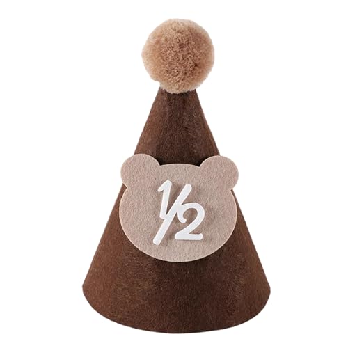 nuanzhiyuan Kaffeebär Baby Geburtstag Hut Weiche Dusche Party Schirm Einstellbare Größe mit Ziffern Zahl Kreative Fotografie nuanzhiyuan Kaffeebär Baby Geburtstag Hut Weiche Dusche Party Schirm Einstellbare Größe mit Ziffern Zahl Kreative Fotografie von nuanzhiyuan