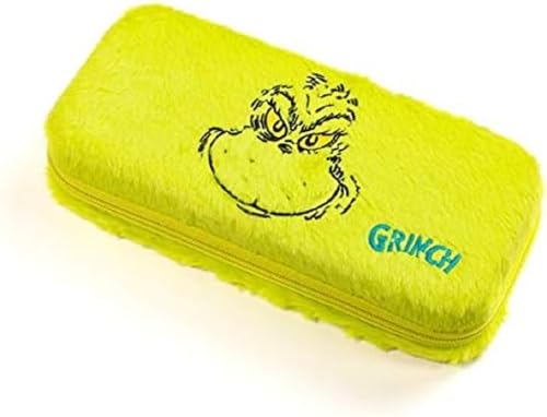 Numskull Offizielle The Grinch Reisetasche Hartschale Schutzhülle für Nintendo Switch, passend für 10 Spiele Plus Zubehör, Gelb Grün, / von numskull
