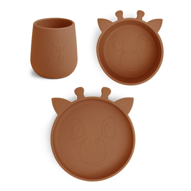 nuuroo Geschirrset Judi Giraffe 3er Set Caramel Cafe nuuroo Geschirrset Judi Giraffe 3er Set Caramel Cafe von nuuroo