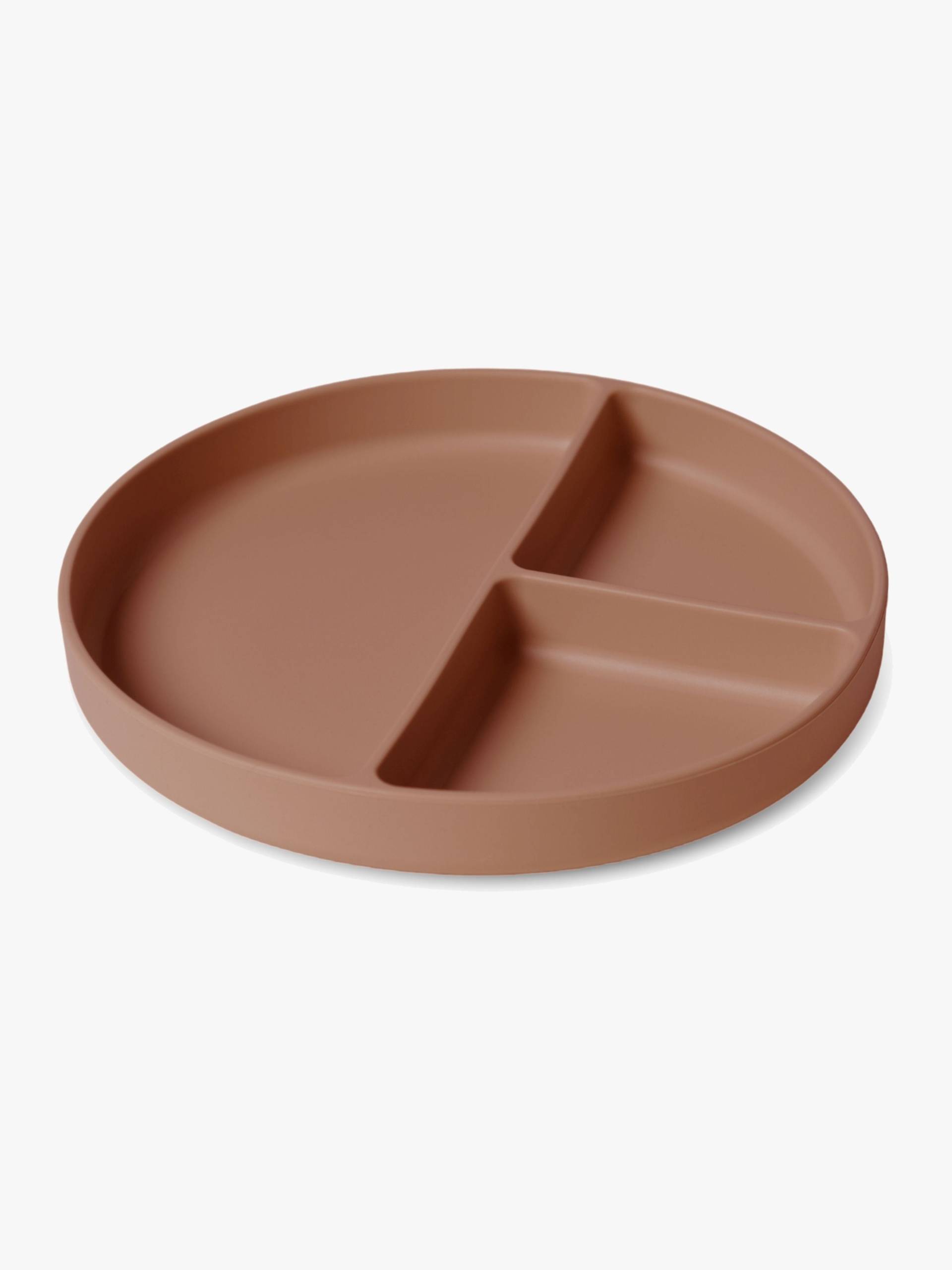 nuuroo Mingo Unterteilter Teller Silikon, Chocolate Malt nuuroo Mingo Unterteilter Teller Silikon, Chocolate Malt von nuuroo