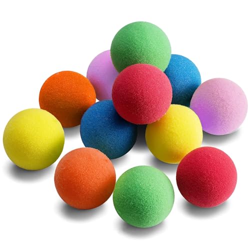 oazoxcx 12 Stück weiche Schaumstoffbälle - Softbälle für sicheren Indoor-Spielzeugspaß - Lebendige Bälle Einzigartige Geburtstagsgeschenke für Jungen und Mädchen oazoxcx 12 Stück weiche Schaumstoffbälle - Softbälle für sicheren Indoor-Spielzeugspaß - Lebendige Bälle Einzigartige Geburtstagsgeschenke für Jungen und Mädchen von oazoxcx