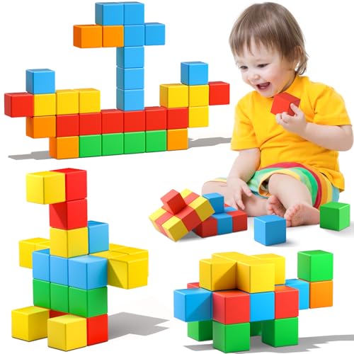 Magnetische Bausteine 32PCS 3.6CM Große Magnetspiel Magnetbausteine Magnetwürfel Magnetic Spiel Konstruktions Magnete Kinder Geschenk Spielzeug ab 3-5 Jahre Junge Mädchen Geburtstag Weihnachten Magnetische Bausteine 32PCS 3.6CM Große Magnetspiel Magnetbausteine Magnetwürfel Magnetic Spiel Konstruktions Magnete Kinder Geschenk Spielzeug ab 3-5 Jahre Junge Mädchen Geburtstag Weihnachten von obakaer