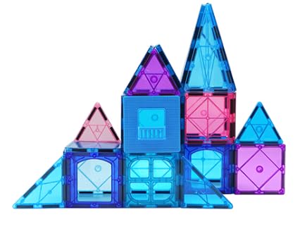 obakaer Magnetische Bausteine 47pcs Fliesen Magnetspiel Magnete Kinder Spielzeug ab 3 4 5 Jahre Junge Mädchen Kinderspielzeug von obakaer