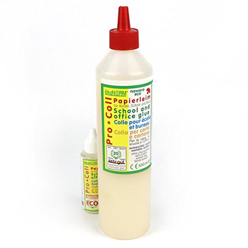 ökoNORM Pro Coll 500ml | natürlicher Papierleim für Kinder, Schule und Büro ökoNORM Pro Coll 500ml | natürlicher Papierleim für Kinder, Schule und Büro von ökoNORM