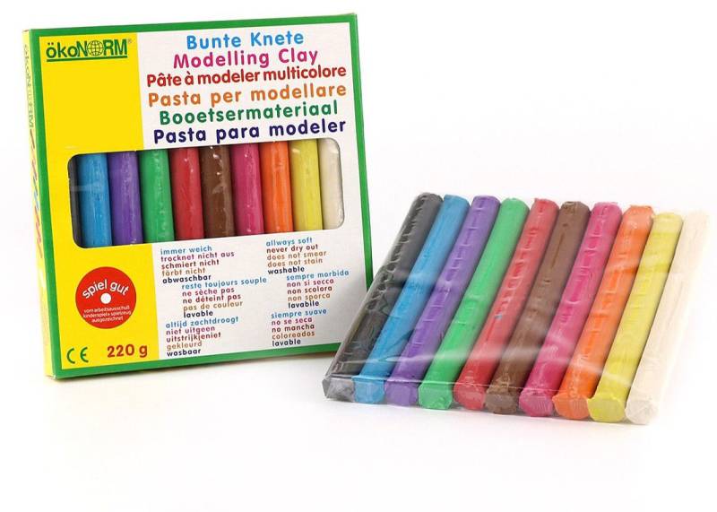 ökoNorm - Bunte Knete 10 Farben 220g ökoNorm - Bunte Knete 10 Farben 220g von ökoNorm
