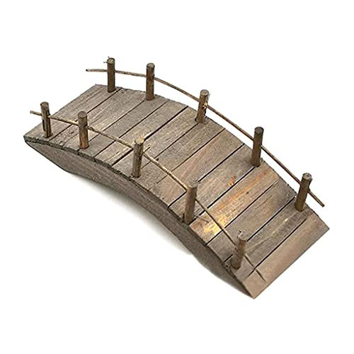 ohodhmnu 1:12 Holzbogenbrücke Mit Geländern Miniaturen Feengarten von ohodhmnu