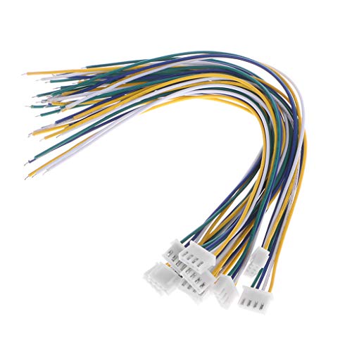 ohodhmnu 10 x 4-poliger JST XH 2,54 mm 24 AWG-Steckverbinder mit Drähten, 200 mm ohodhmnu 10 x 4-poliger JST XH 2,54 mm 24 AWG-Steckverbinder mit Drähten, 200 mm von ohodhmnu