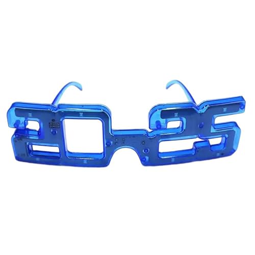 ohodhmnu 2025 Neujahrsparty-Brille, 3 Modi, LED-Licht, 2025, Abschluss-Brille, Dekoration, Fotografie-Requisiten von ohodhmnu