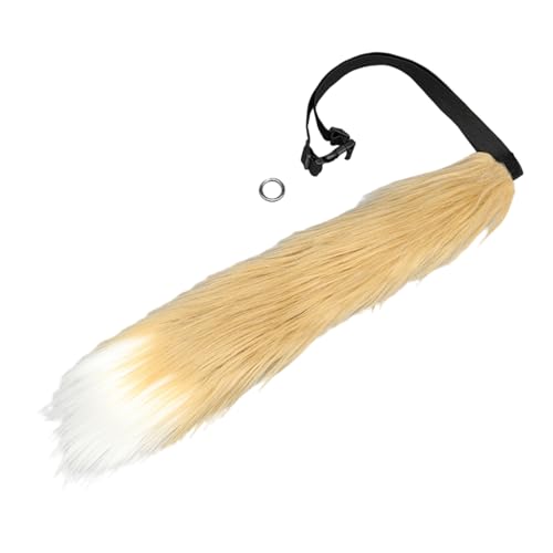 ohodhmnu Fuchsschwanz, Katzenohren, Haarband, niedlicher Plüschtierschwanz, verstellbarer Gürtel, Halloween-Kostüm, Zubehör für Karneval ohodhmnu Fuchsschwanz, Katzenohren, Haarband, niedlicher Plüschtierschwanz, verstellbarer Gürtel, Halloween-Kostüm, Zubehör für Karneval von ohodhmnu