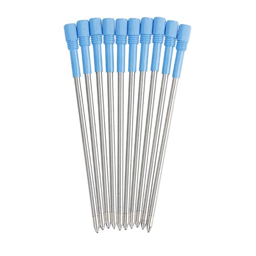 ohodhmnu Kugelschreiberminen, Metall-Kugelschreiberminen für Drehkugelschreiber, Multifunktions-Stift, Standard, 10 Stück von ohodhmnu