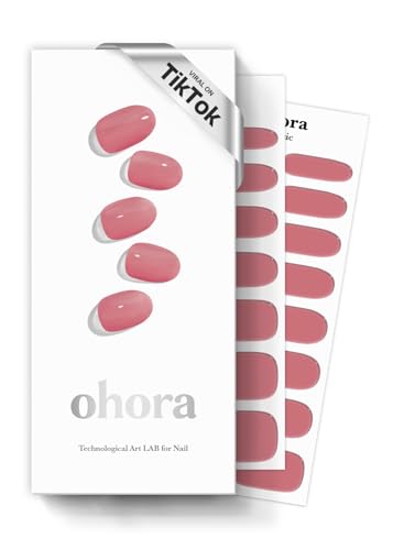 ohora Gel-Nagelstreifen, 30 Stück mit Vorbereitungspad, Mini-Nagelfeile, Holzstab, DIY-Nagelkunst-Starter-Set, kein Kleber, kein Soak-Off, feste Farbe N Juliet ohora Gel-Nagelstreifen, 30 Stück mit Vorbereitungspad, Mini-Nagelfeile, Holzstab, DIY-Nagelkunst-Starter-Set, kein Kleber, kein Soak-Off, feste Farbe N Juliet von ohora