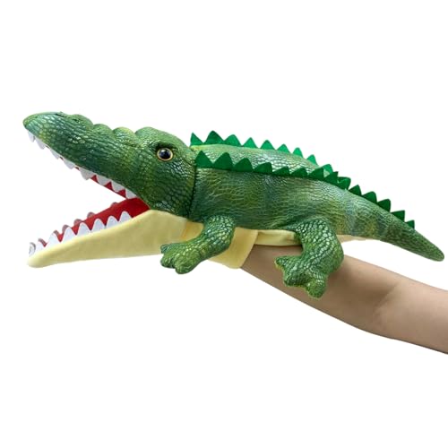 okegztoa Handpuppe Krokodilpuppe, Puppe mit beweglichem Mund, Rollenspiel, Geschichte, Tierpuppen, weich gefüllte Krokodil-Handpuppen für Kinder okegztoa Handpuppe Krokodilpuppe, Puppe mit beweglichem Mund, Rollenspiel, Geschichte, Tierpuppen, weich gefüllte Krokodil-Handpuppen für Kinder von okegztoa