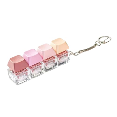 4 Key Mechanical KeyCap Switches Tester Spielzeugschlüsselkette Mit Taktilierten Feedbacks Zur Reduzierung Von Angstzuständen Und Unterhaltsamer Stressbekämpfungsinstrument von omiinitio