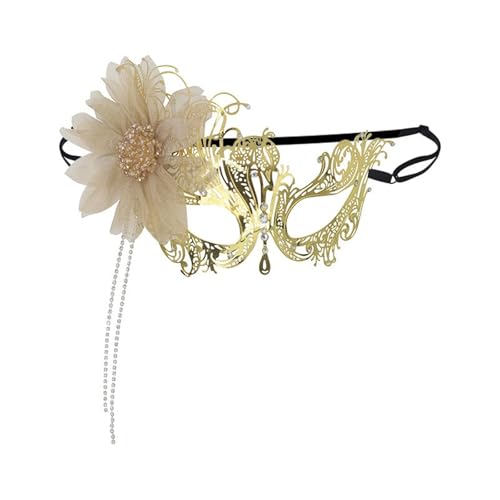 omiinitio Blumenstrasssteine Maskerade Maske Mit Stick Metall Halbe Gesichtsmaske Für Frauen Maskerade Proms Halloween Cosplay Partys omiinitio Blumenstrasssteine Maskerade Maske Mit Stick Metall Halbe Gesichtsmaske Für Frauen Maskerade Proms Halloween Cosplay Partys von omiinitio