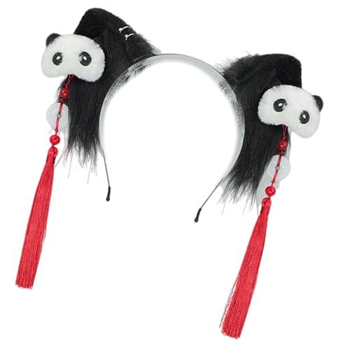 omiinitio Dehnbare Anime Stile Katzen Ohrhaarband Weiche Plüschhaarstück Kostümpartys Accessoire 6 Farbvarianten Cartoon Pelzige Katzen Ohren Haarband Für Anime Mode von omiinitio