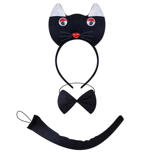 omiinitio Katzen Kostümzubehör Set Katzen Ohren Stirnbänder Schwanz Bowtie Tutus Rock Accessoires Kits Katzen Kostüme Für Kinder Kleinkind omiinitio Katzen Kostümzubehör Set Katzen Ohren Stirnbänder Schwanz Bowtie Tutus Rock Accessoires Kits Katzen Kostüme Für Kinder Kleinkind von omiinitio