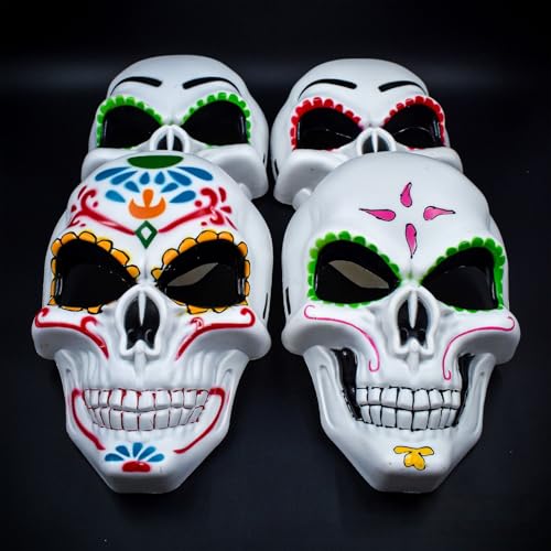 omiinitio Mexikaner Der Deads Maske Zuckerschädel Mexikaner Designmaske Maskerade Party Maske Halloween Cosplay Kostüme omiinitio Mexikaner Der Deads Maske Zuckerschädel Mexikaner Designmaske Maskerade Party Maske Halloween Cosplay Kostüme von omiinitio