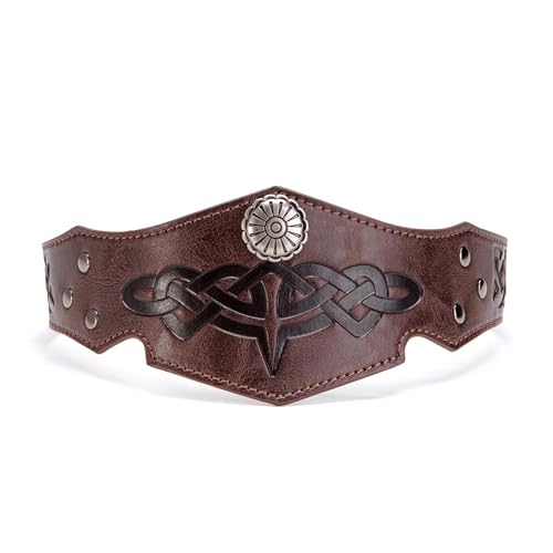 omiinitio Mittelalterlich Stirnband Kopfbedeckung Retro Dress Up Stirnband Halloween Cosplay Accessoire Kopfbedeckung von omiinitio