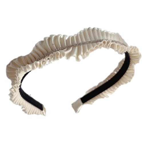 omiinitio Modisches Haarband Falten Kopfbedeckung Vielseitig Stirnband Foto Requisiten Party Cosplay Kostüme Tanzpartyzubehör Mädchen Und Frauen Stirnband von omiinitio