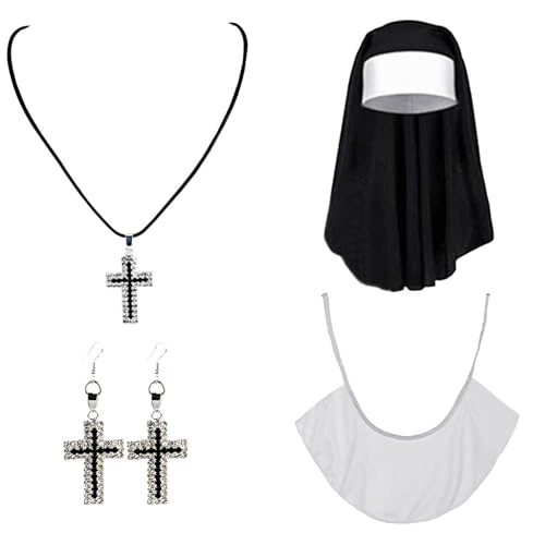 omiinitio Nonne Rollenspiel Kostüm Set Für Frauen Halloween Cosplay Gehören Non omiinitio Nonne Rollenspiel Kostüm Set Für Frauen Halloween Cosplay Gehören Non von omiinitio