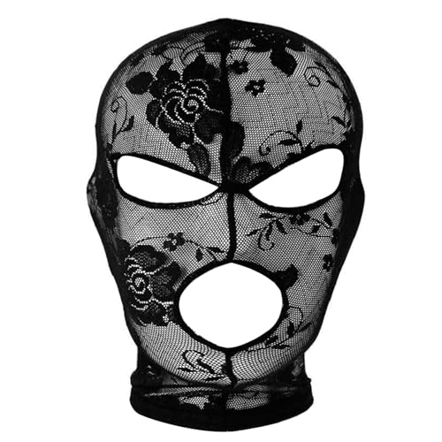 omiinitio Stilvolle Blumenspitzenmaske Leichte Bequeme Kopfabdeckungen Für Besondere Anlässe Und Täglich Verwenden Bescheidene Spitzenkopfabdeckung Für Frauen von omiinitio
