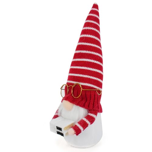 omiinitio Striped Gnomes Plüschpuppen Mit Brille Buchliebhaber Elfen Figur Für Lehrer Schüler Und Buchbegeisterte omiinitio Striped Gnomes Plüschpuppen Mit Brille Buchliebhaber Elfen Figur Für Lehrer Schüler Und Buchbegeisterte von omiinitio