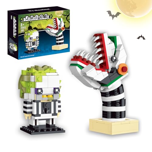 Halloween Deko Horror Figuren Klemmbausteine kompatibel mit Lego für Erwachsene, Bausatz Spielzeug Bauset für Jungen und Mädchen ab 12 Jahren, 396 Teile von onederbkk