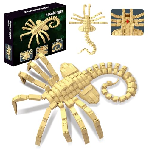onederbkk Xenomorph Facehugger Action Figur Baukasten Kompatibel mit Lego,Halloween Horrorspielzeug für Erwachsene und Jungen 8-14 Jahre ab 572 Stück onederbkk Xenomorph Facehugger Action Figur Baukasten Kompatibel mit Lego,Halloween Horrorspielzeug für Erwachsene und Jungen 8-14 Jahre ab 572 Stück von onederbkk
