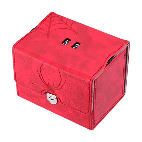 Zoopin Lederdeck-Box mit integriertem Kreiselzähler, Rot für MTG, Yugioh, Pokeman, TES Legacy, Munchkins CCG Decks und auch kleine Spielsteine oder Würfel - für 80 Karten oder 150 Naked Cards Zoopin Lederdeck-Box mit integriertem Kreiselzähler, Rot für MTG, Yugioh, Pokeman, TES Legacy, Munchkins CCG Decks und auch kleine Spielsteine oder Würfel - für 80 Karten oder 150 Naked Cards von ooPIN