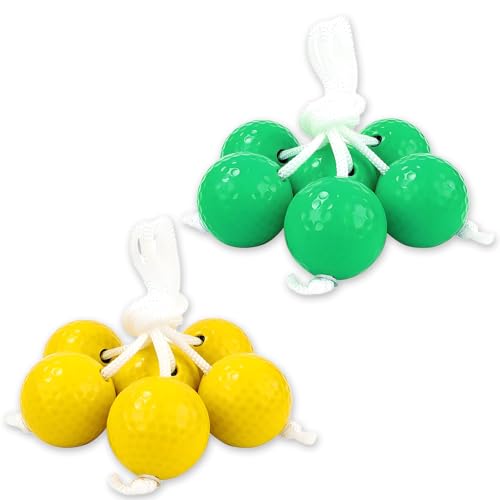 oooaooo 6 Paar Leitergolf Bälle, Leitergolf Outdoor Leiter Golf Ball, Minigolfbälle Wurfspiel Kinder Outdoor, Golf Trainingsbälle für Sport und Draußen Minigolf Set oooaooo 6 Paar Leitergolf Bälle, Leitergolf Outdoor Leiter Golf Ball, Minigolfbälle Wurfspiel Kinder Outdoor, Golf Trainingsbälle für Sport und Draußen Minigolf Set von oooaooo
