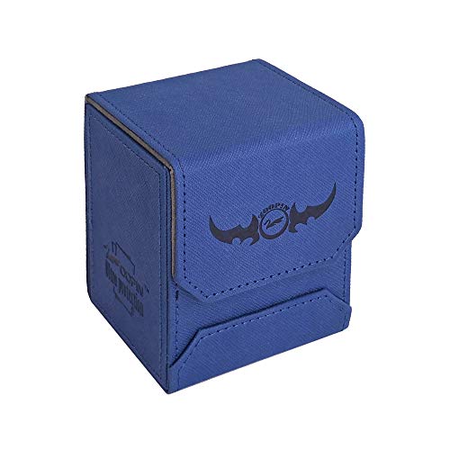 Zoopin Leder-Deck-Box, 80 Karten blau von oopin