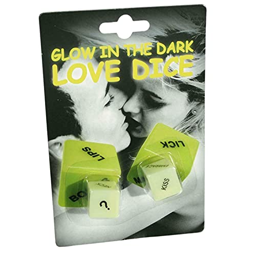 Liebesw�rfel englisch - leuchten im Dunkeln (Love Dice - Glow in the dark) von ootb