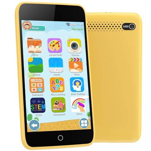 Kinder Handy, orantronx Smartphone für Kinder ab 3 4 5 6 7 8 9 10 11 12 13 Jahre, 3.97" Kinderhandy Spielzeug mit 210 Zeichnung, 190 Malerei, Kindersicherungsfunktion Geschenk Für Mädchen und Jungen von orantronx