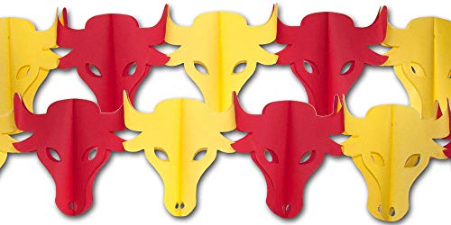 ORDENO Girlanden Stier Partydeko im 2er-Sparset - TOP Qualität - schwer entflammbar ORDENO Girlanden Stier Partydeko im 2er-Sparset - TOP Qualität - schwer entflammbar von ORDENO