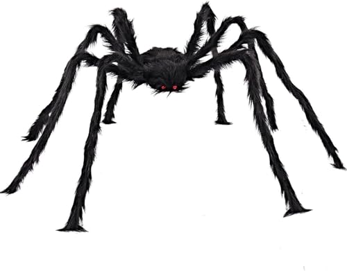 oubasang Haarige Spinnen Dekoration Halloween (Schwarz) von oubasang