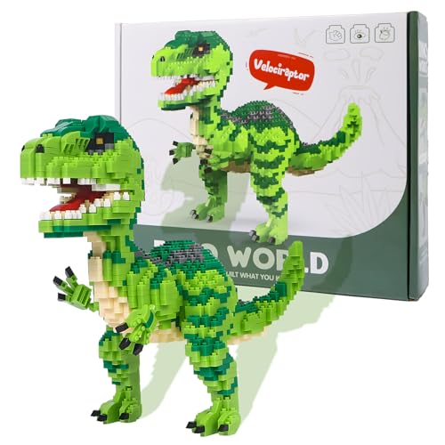 outtshop Dinosaurier Micro Tyrannosaurus Bausteine Modell, 1530pcs Velociraptor Tyrannosaurus Mini Blocks Spielzeug, Das für Jungen und Erwachsene outtshop Dinosaurier Micro Tyrannosaurus Bausteine Modell, 1530pcs Velociraptor Tyrannosaurus Mini Blocks Spielzeug, Das für Jungen und Erwachsene von outtshop
