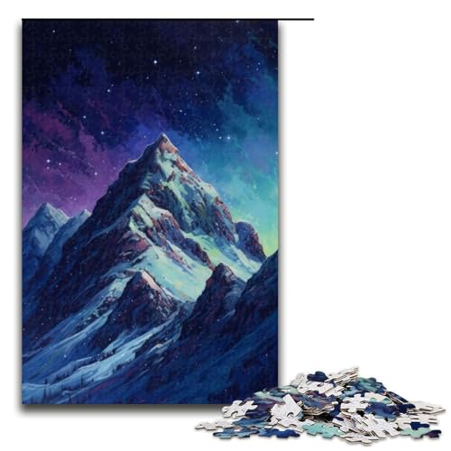 1000 Puzzle Magischer Berg Holz Kinderpuzzle Familie Eltern-Kind-Interaktion 1000 Teile von ouynngjing
