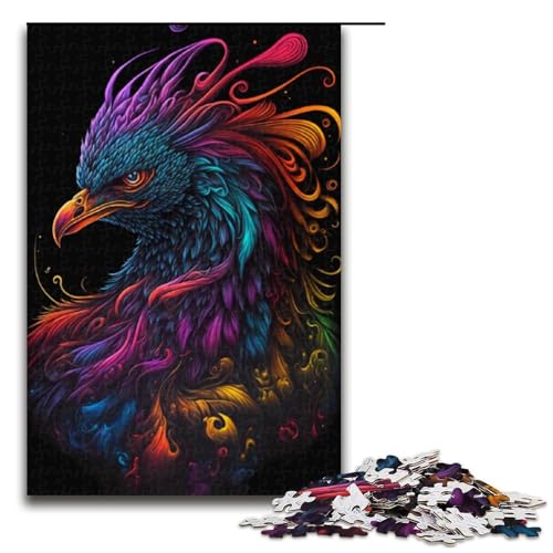 1000 Puzzle Tier Wolf Holz Kinderpuzzle Familie Eltern-Kind-Interaktion 1000 Teile von ouynngjing