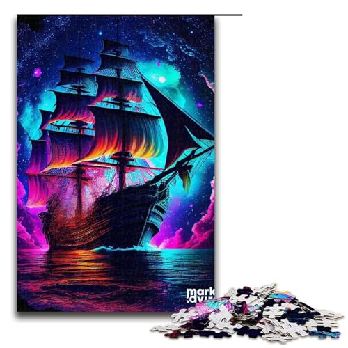 1000 Teile Cosmos Tiger Puzzle für Erwachsene Holzpuzzle Familienspiele 1000 Teile von ouynngjing