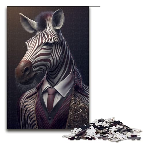 1000 Teile Fantasy Zebra Kostüm Puzzlespiel Puzzle für Erwachsene Geeignet für Paare und Teenager ab 14 Jahren 1000 PCS 1000 Teile Fantasy Zebra Kostüm Puzzlespiel Puzzle für Erwachsene Geeignet für Paare und Teenager ab 14 Jahren 1000 PCS von ouynngjing