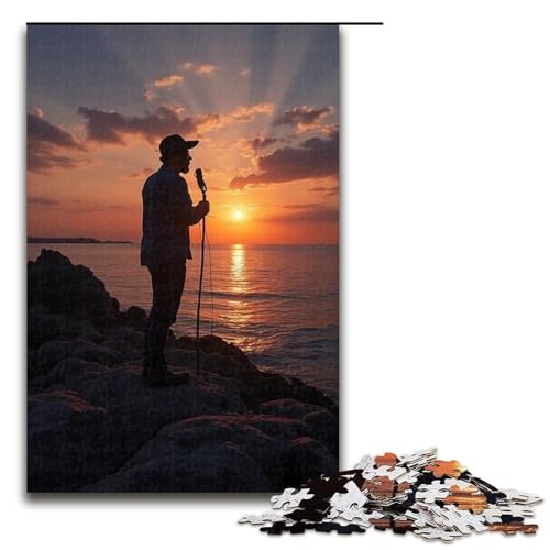 1000 Teile Kleine Kreisstadt () Puzzle für Erwachsene Holzpuzzle Familienspiele 1000 Teile (75 x 50 cm) von ouynngjing